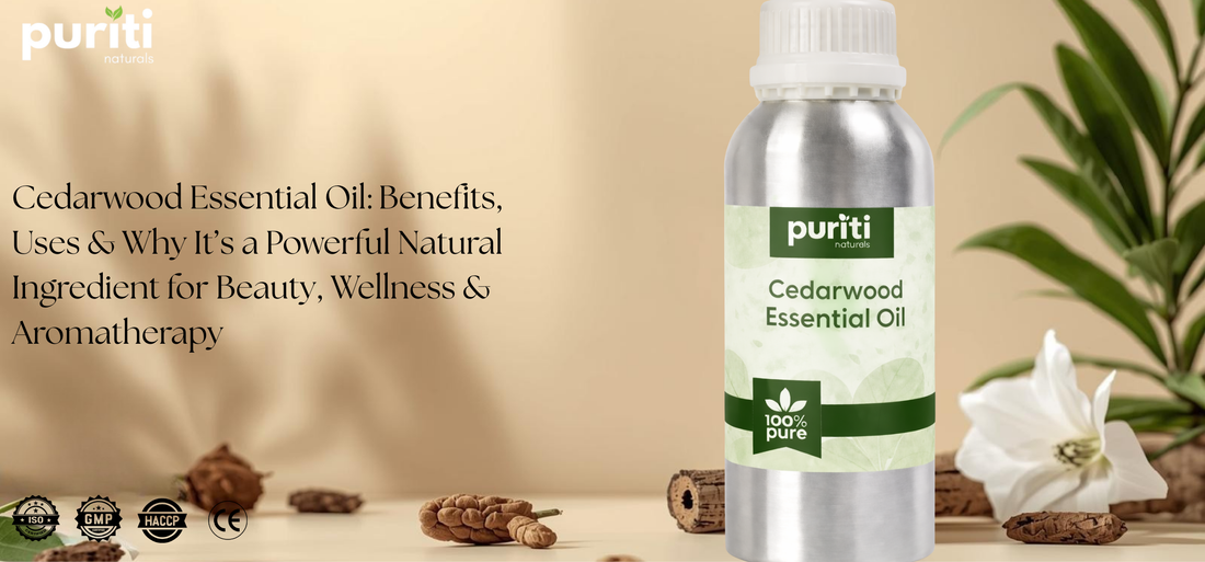 Cedarwood Essential Oil: Benefits, Uses & Why It’s a Powerful Natural Ingredient for Beauty, Wellness & Aromatherapy