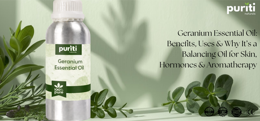Geranium Essential Oil: Benefits, Uses & Why It’s a Balancing Oil for Skin, Hormones & Aromatherapy