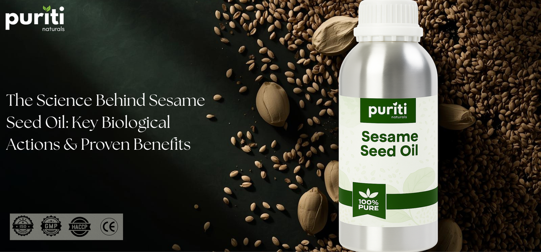 THE SCIENCE BEHIND SESAME SEED OIL: KEY BIOLOGICAL ACTIONS & PROVEN BENEFITS