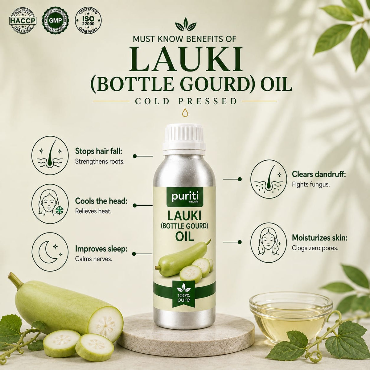 Bottle Gourd (Lauki) Oil