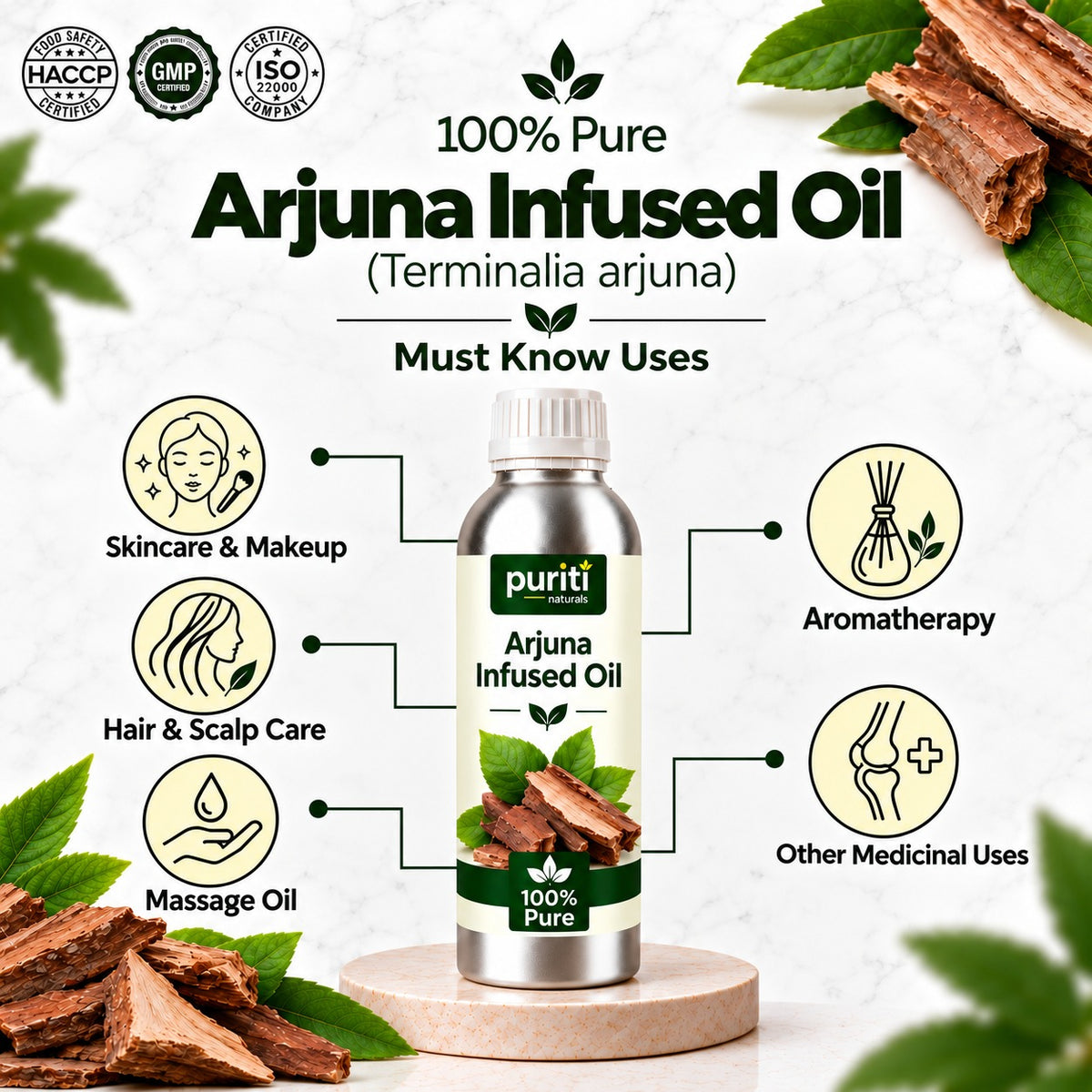 Arjuna Infused Oil