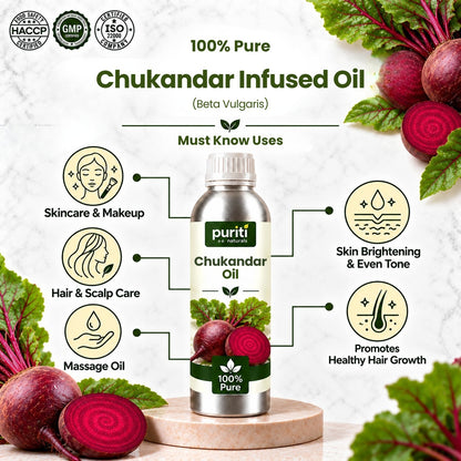 Chukandar Infused Oil