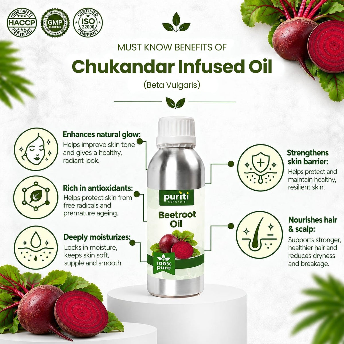 Chukandar Infused Oil